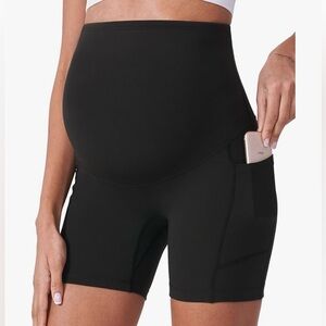 POSHDIVAH Maternity Biker Shorts
